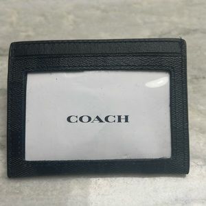 COACH-Signature C Monogram Cardholder